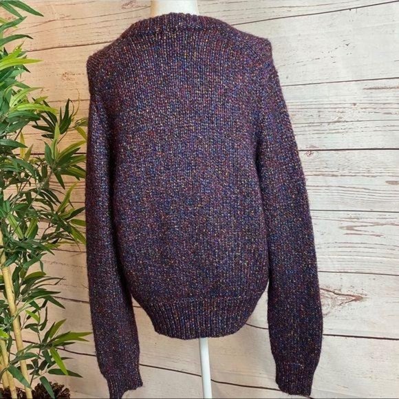 Madewell Shimmer Pullover Chunky Knit Sweater NWT - Picture 11 of 13